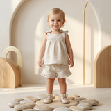 Baby Girls Top With Shorts (2pcs Set)