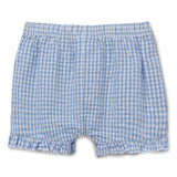 Baby Girls Gingham Checks Spaghetti Top With Bloomer Shorts 2pcs Set