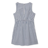 Kid Girls Sleeveless Pinafore Dress With Inner Half Sleeve T-Shirt (2Pcs Set)
