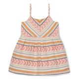Baby Girls 2Pcs Set Sleeveless Spaghetti Dress with Inner T-Shirt