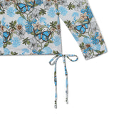 Kid Girls Collar Neck Classic Printed Top