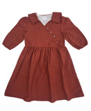 Kids Girls Large Collared Dress