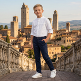 Kids Boys Grandad Full Sleeve Shirt