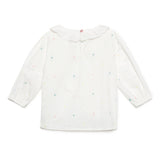 Baby Girls 2Pcs Set Pinafore Dress And Frilled Inner Top