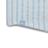 Baby Boys Grandad Neck Roll Up Sleeve Striped Shirt