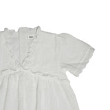 Kids Girls 'V' neck Decorative Dress