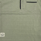 Baby Boys Henley Neck Half Sleeve T-Shirt