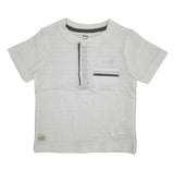 Baby Boys Henley Neck Half Sleeve T-Shirt
