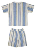 Baby Boys Drop Shoulder T Shirt With Shorts (2Pcs Set)