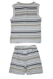 Baby Boys Sleeveless T Shirt With Shorts (2Pcs Set)