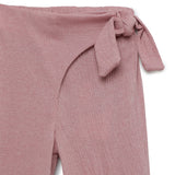 Kids Girls Textured Decorative Full Pant