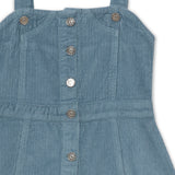 Kid Girls Pinafore Dress With Full Sleeve T-Shirt (2Pcs Set)