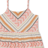 Baby Girls 2Pcs Set Sleeveless Spaghetti Dress with Inner T-Shirt