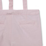 Baby Boys Shirt With Bow Tie and Suspender Shorts -3pcs set