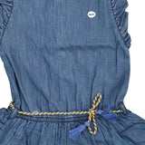 Kids Girls Ruffle Denim Dress