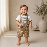 Baby Boys Playsuit with Inner T-Shirt( 2Pcs Set)