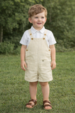 Baby Boys Playsuit with Inner Collar Neck Shirt(2Pcs Set)