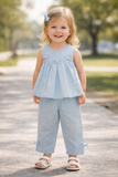 Baby Girls Set Sleeveless Top with Pant(2pcs Co-Ord set)