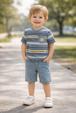 Baby Boys Blue Denim Shorts