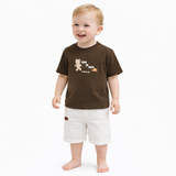 Baby Boys Solid Oxford Shorts