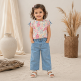 Baby Girls Baggy Denim Pant