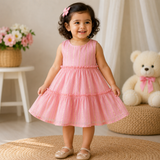Baby Girls Layered Sleeveless Dress