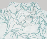 Baby Boys Collar Neck Roll Up Sleeve Printed Shirt