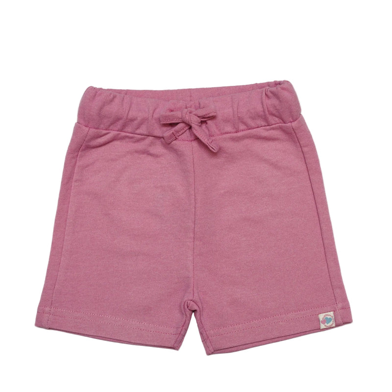 Baby Girls Solid Knit Shorts