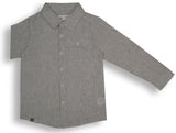 Baby Boys Collar Neck Roll Up Sleeve Shirt