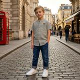 Kids Boys Grey shirt