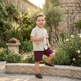 Baby Boys Textured Bermuda
