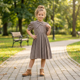 Kids Girls Puff Sleeve Dress