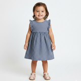 Baby Girls Sleeveless Textured Dress