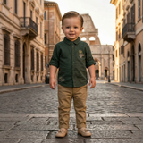Baby Boys Khaki Full Pant