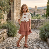 Kids Girls Puff Sleeve Top
