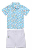 Baby Boys Solid Oxford Shorts