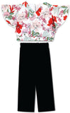 Kid Girls V Neck Flutter Sleeve Cropped Top