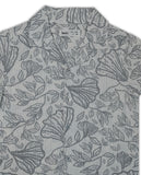 Kid Boys Safari Collar Neck Half Sleeve Printed Shirt