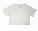 Kid Girls V-Neck Half Sleeve Cropped Top