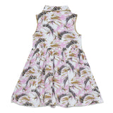 Girls Peter Pan Collar Sleeveless Dress