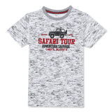 Kid Boys Round Neck Half Sleeve T-Shirt