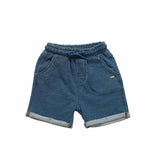 Baby Boys Knitted Denim Shorts