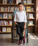Kids Boys Black Pant