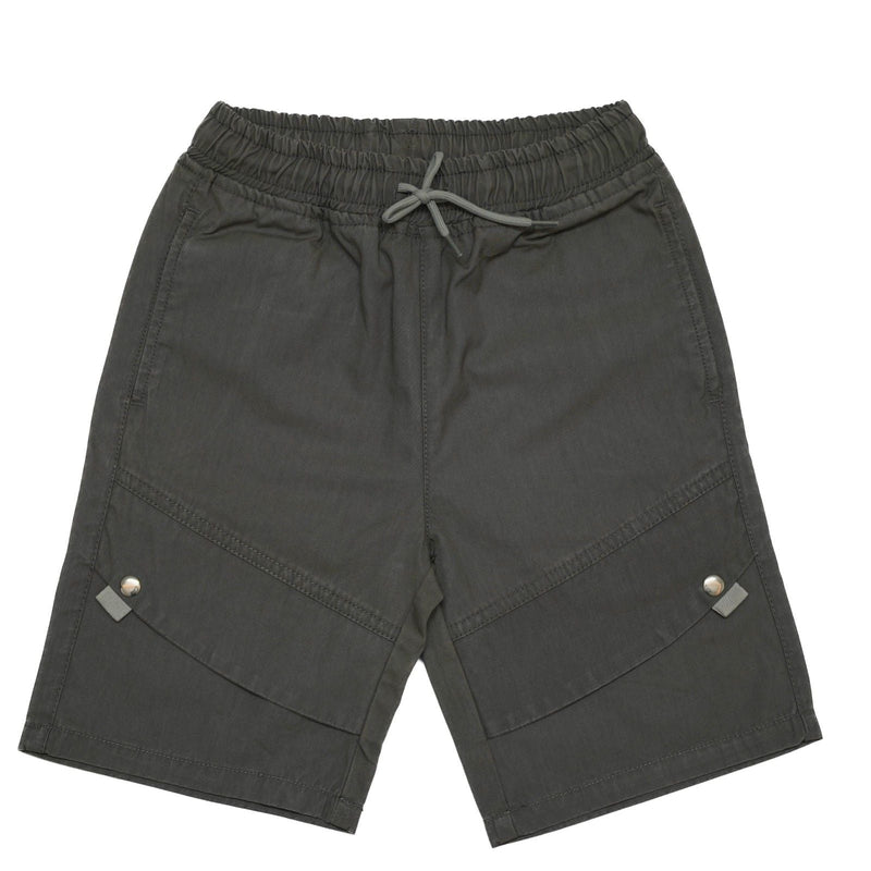 Kid Boys Solid Grey Shorts