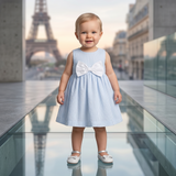 Baby Girls Round Neck Sleeveless Dress