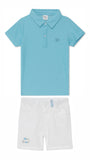 Baby Boys Collar Neck Half Sleeve Polo T-Shirt